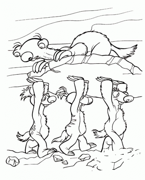 Carring Sid  coloring page image