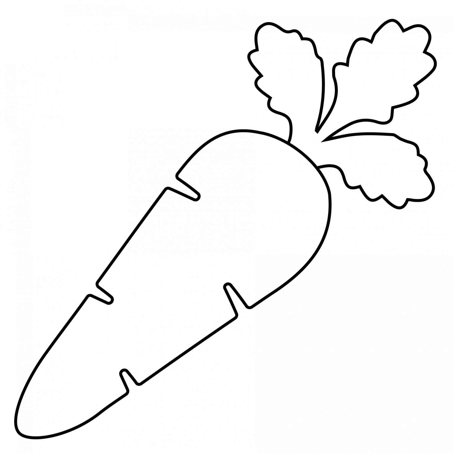 Carrot Emoji coloring page - ColouringPages