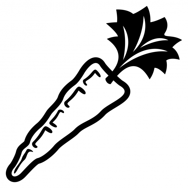 Carrot Emoji coloring page image