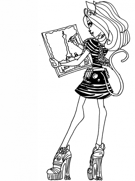 Catrine DeMew coloring page image