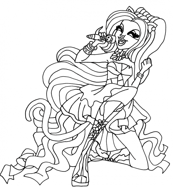 Catty Noir coloring page image