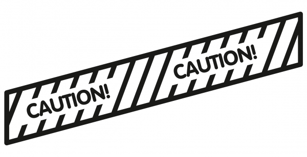 Caution Tape coloring page image