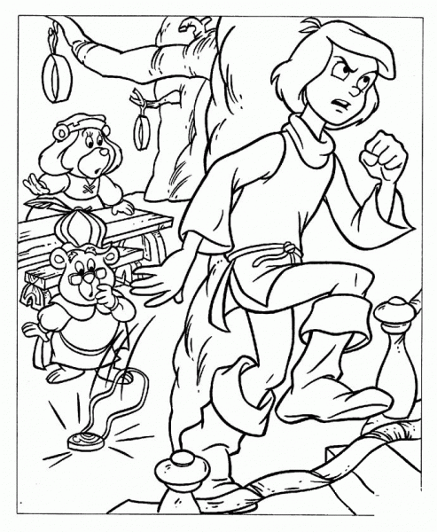 Cavin coloring page image