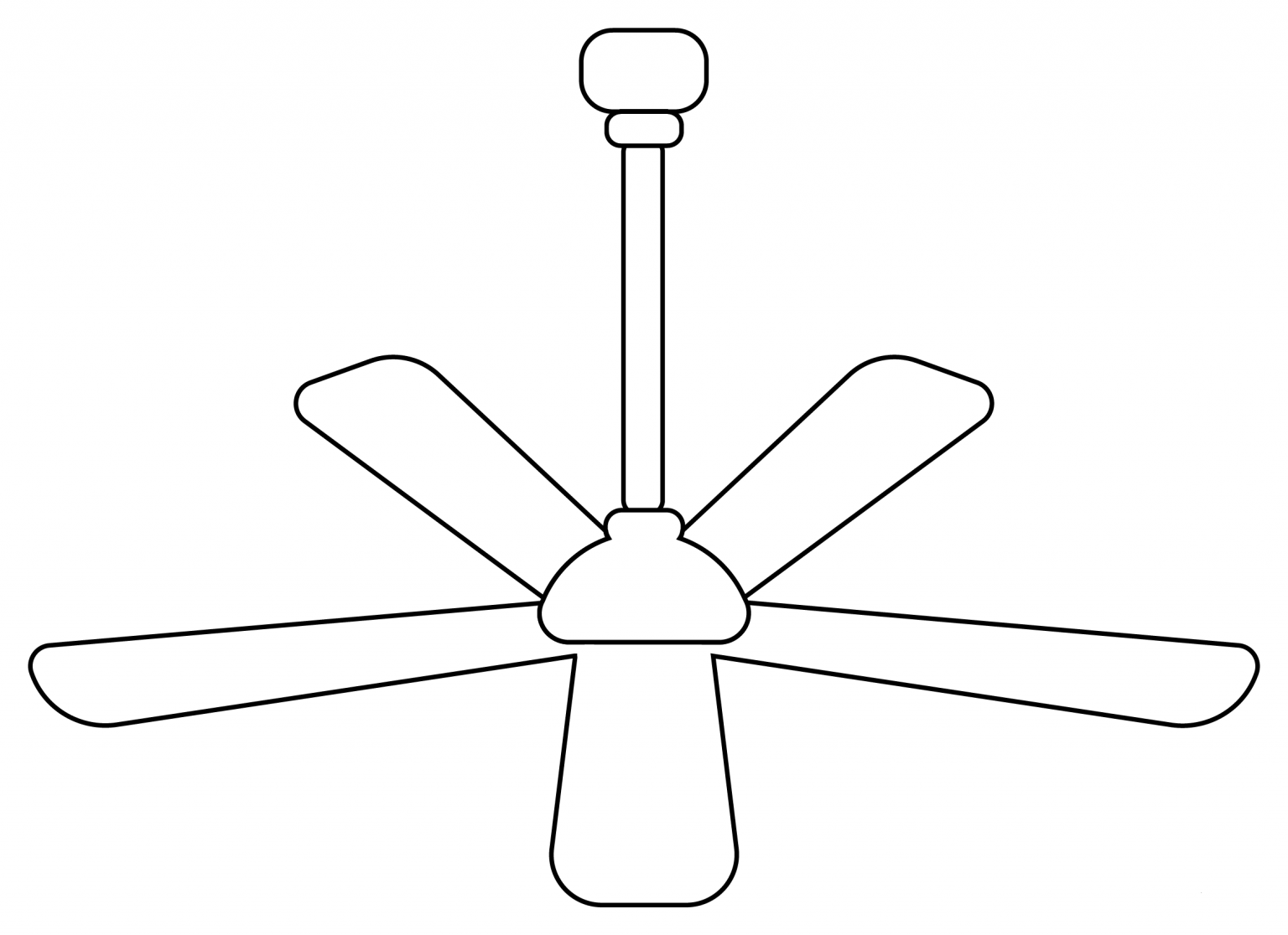 Ceiling Fan coloring page ColouringPages