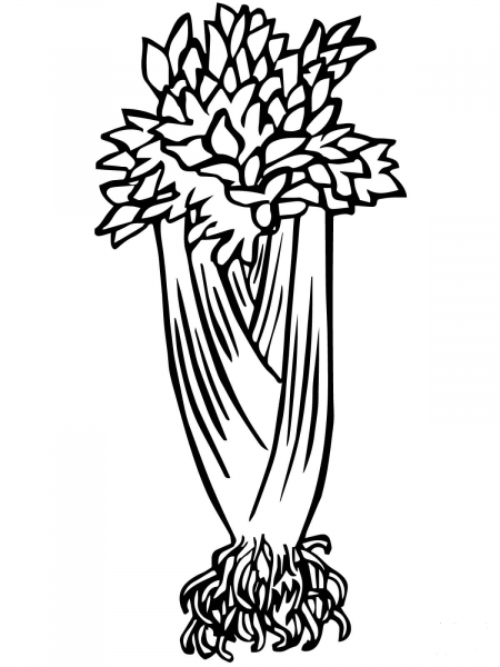 Celery Brush coloring page image