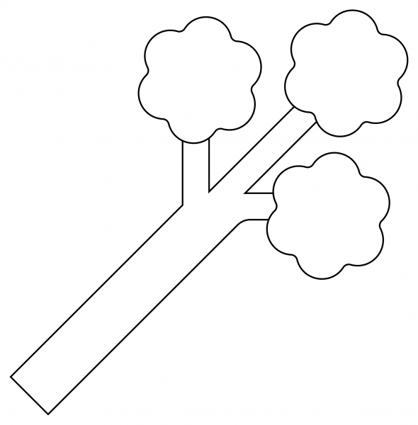 Celery coloring page image