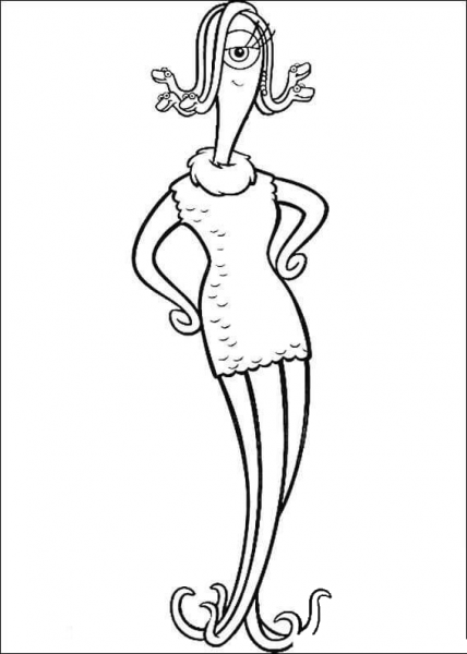 Celia Mae coloring page image
