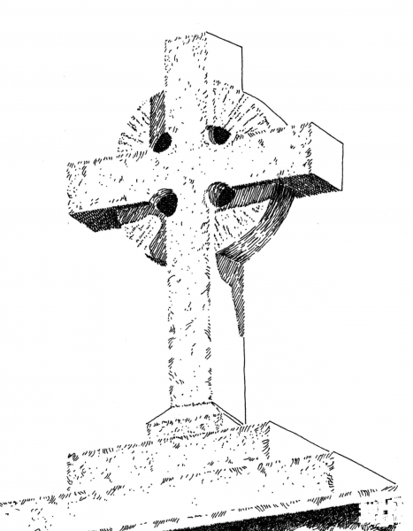 Celtic Cross coloring page image