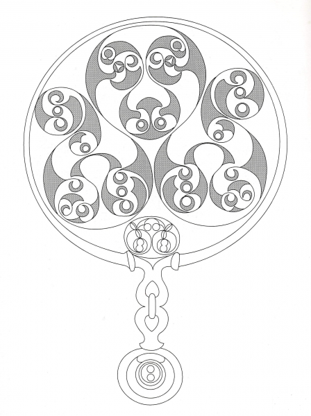 Celtic Design 3 coloring page image