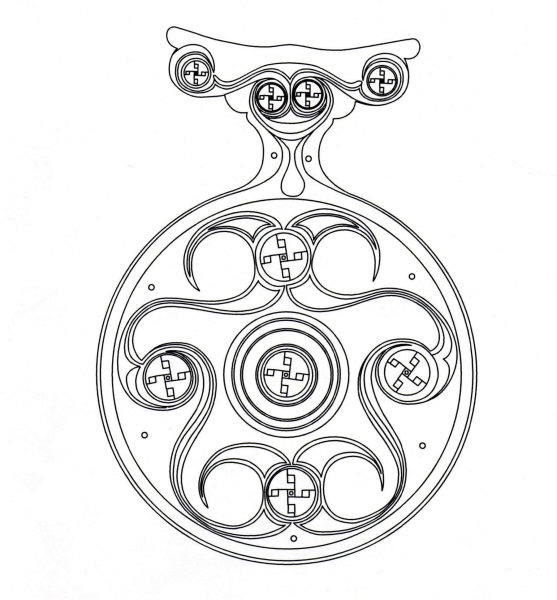 Celtic Design coloring page image