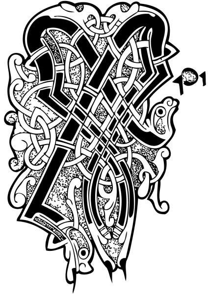 Celtic Design  coloring page image