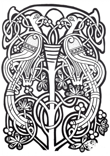 Celtic Designs coloring page image