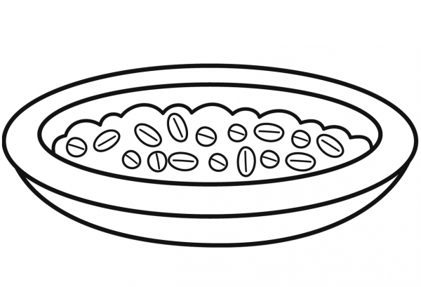 Cereal coloring page image
