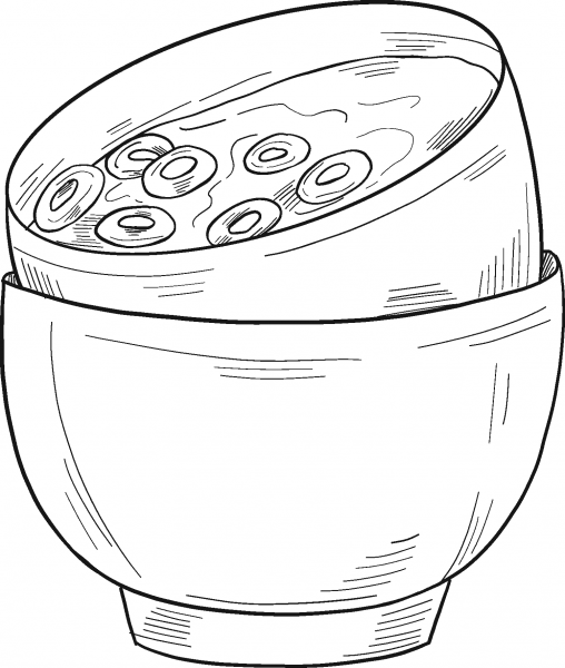 Cereal coloring page image