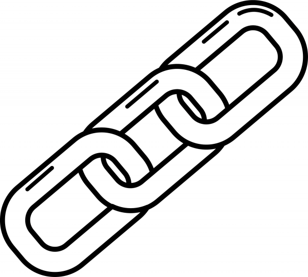 Chain coloring page image
