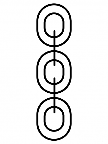 Chains Emoji coloring page image