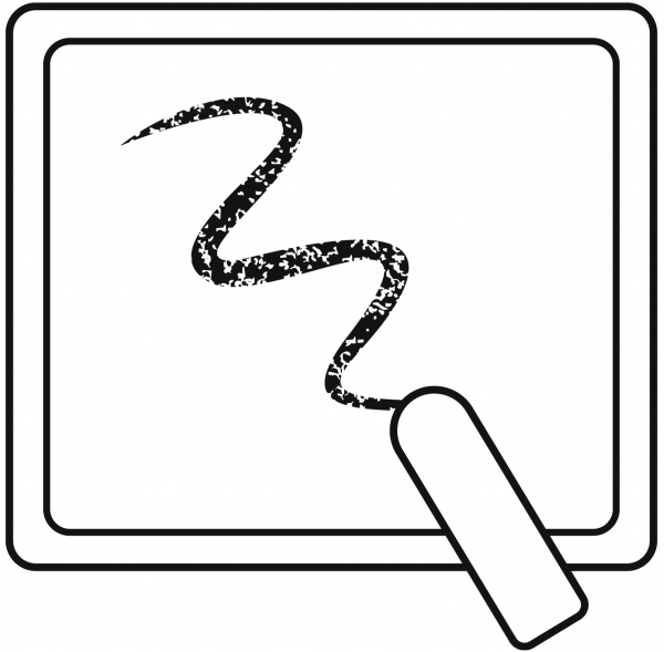 Chalk coloring page image