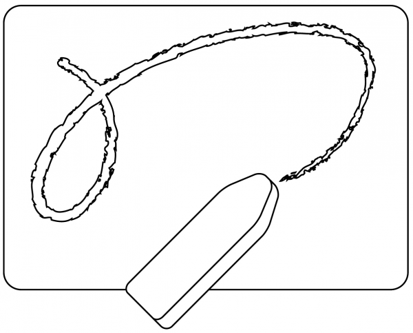 Chalk coloring page image