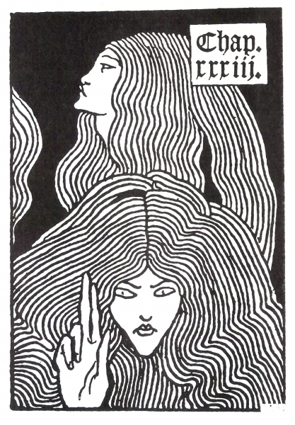 Chapter Heading from Le Morte Darthur 2 coloring page image