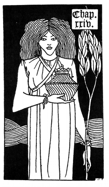 Chapter Heading from Le Morte Darthur coloring page image