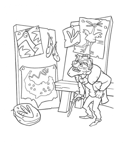 Charles F Muntz And His Pictures  coloring page image