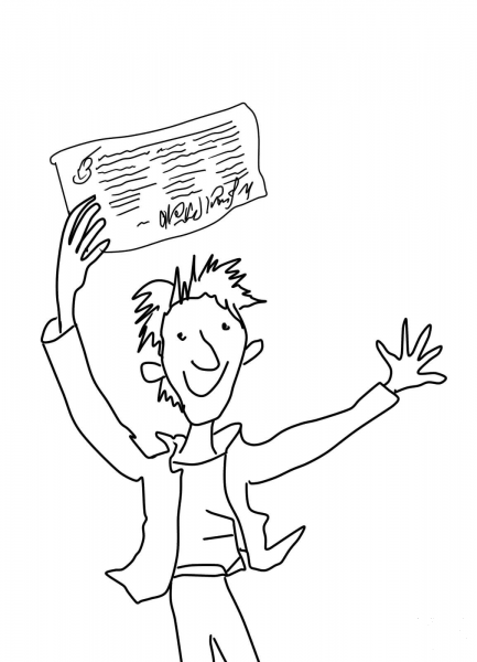 Charlie Bucket coloring page image