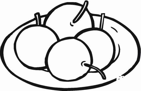 Cherry coloring page image