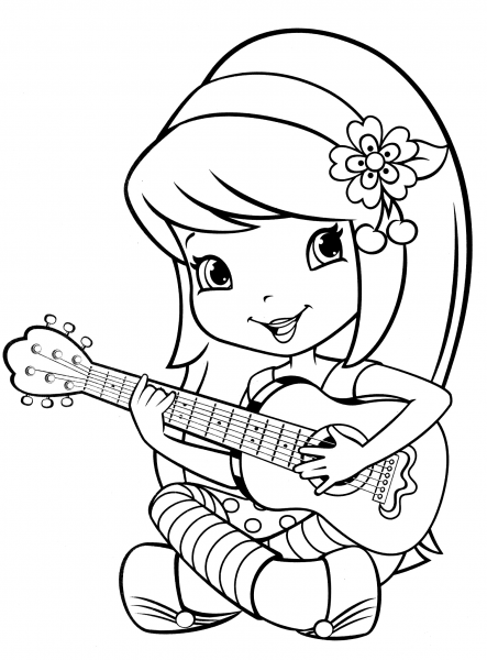 Cherry Jam coloring page image