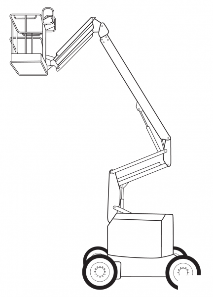 Cherry Picker coloring page image