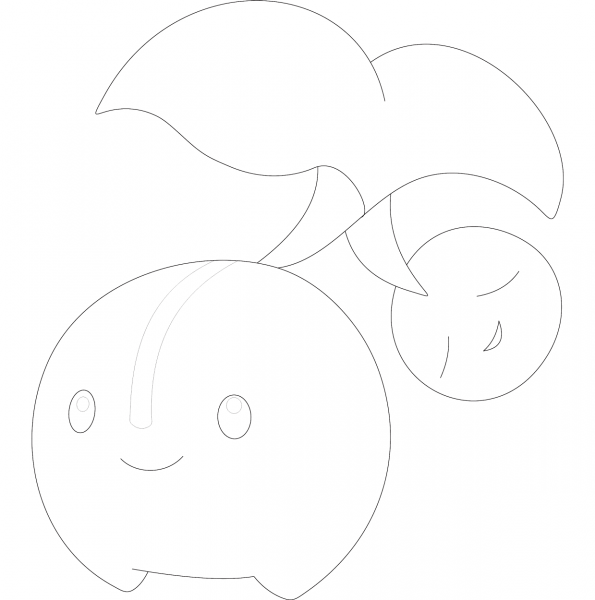 Cherubi coloring page image