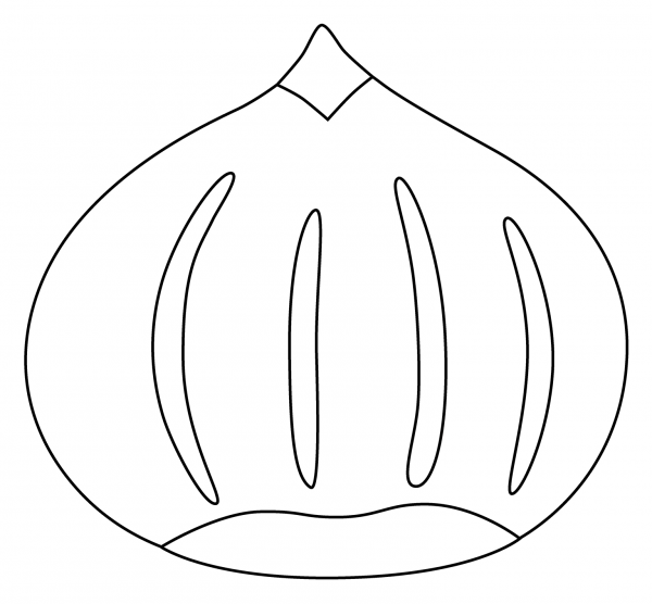 Chestnut Emoji coloring page image