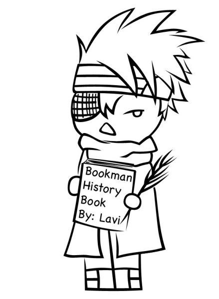 Chibi Lavi coloring page image