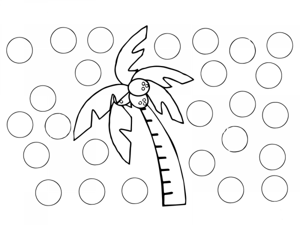 Chicka Chicka Boom Boom Blank Letters coloring page image