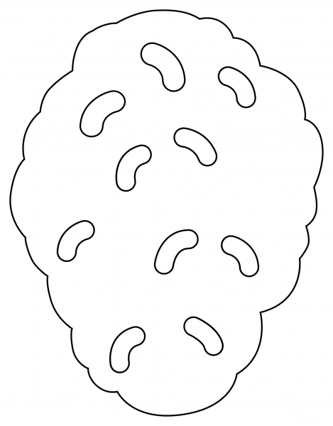 Chicken Nuggets coloring page image
