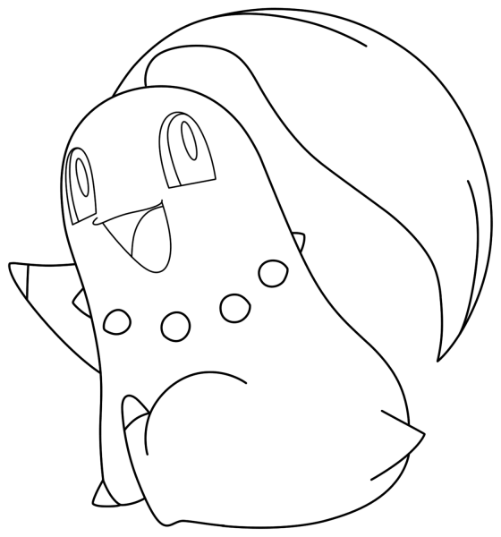 Chikorita Pokemon coloring page image