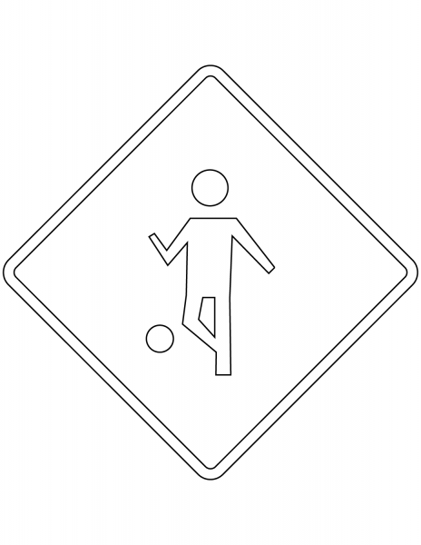 “Children” Sign in Argentina coloring page image