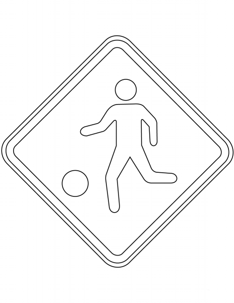 “Children” Sign in Brazil coloring page image