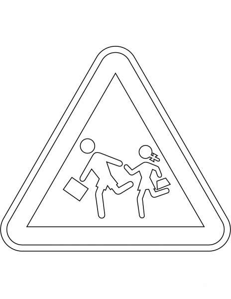 “Children” Sign in Portugal coloring page image