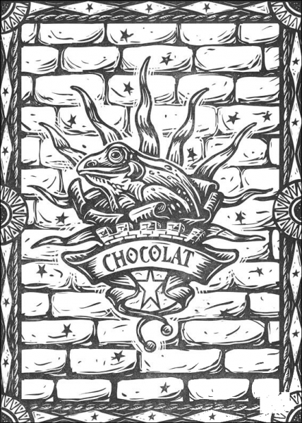 Chocolat coloring page image