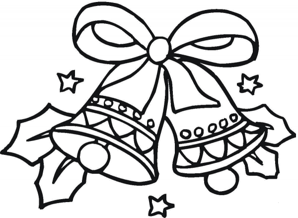 Christmas Bells  coloring page image