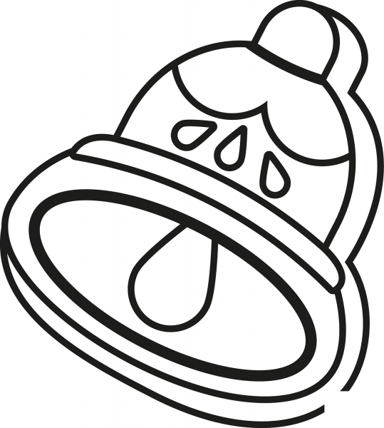 Christmas Cookie Jingle Bell coloring page image