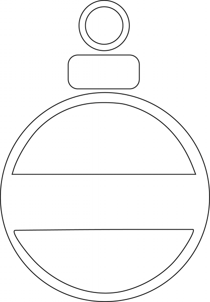 Christmas Ornament coloring page image