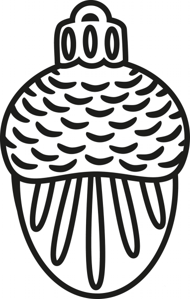 Christmas Ornament coloring page image