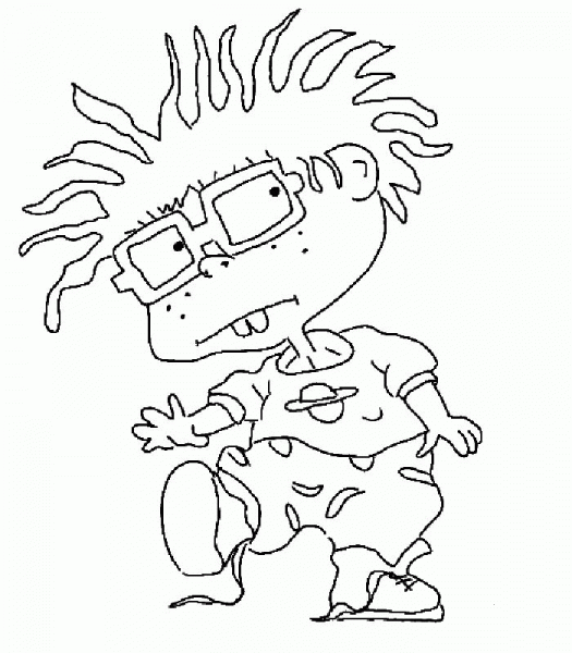 Chuckie   coloring page image