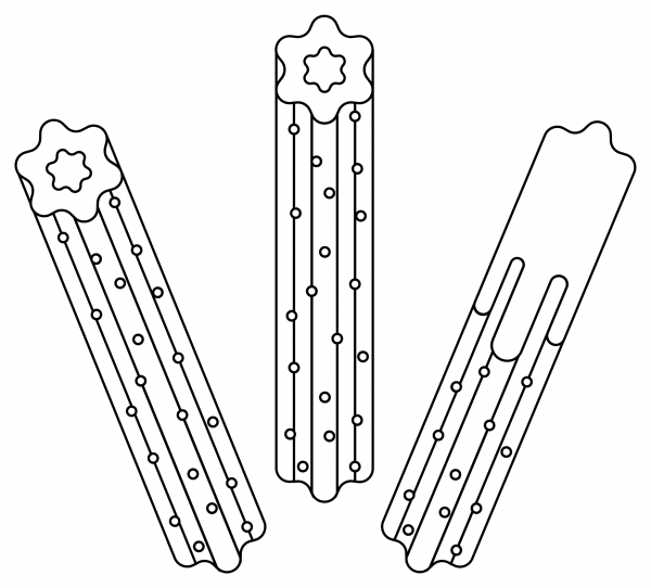 Churro coloring page image
