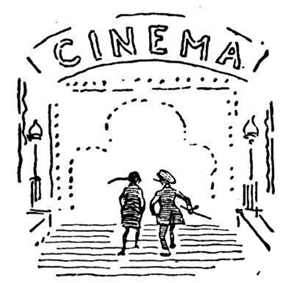Cinema   coloring page image