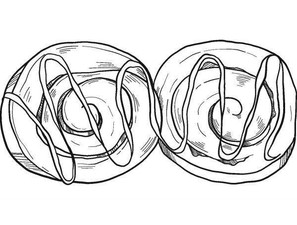 Cinnamon Rolls coloring page image