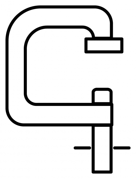 Clamp Emoji coloring page image