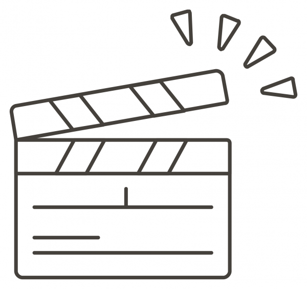 Clapper Board coloring page image